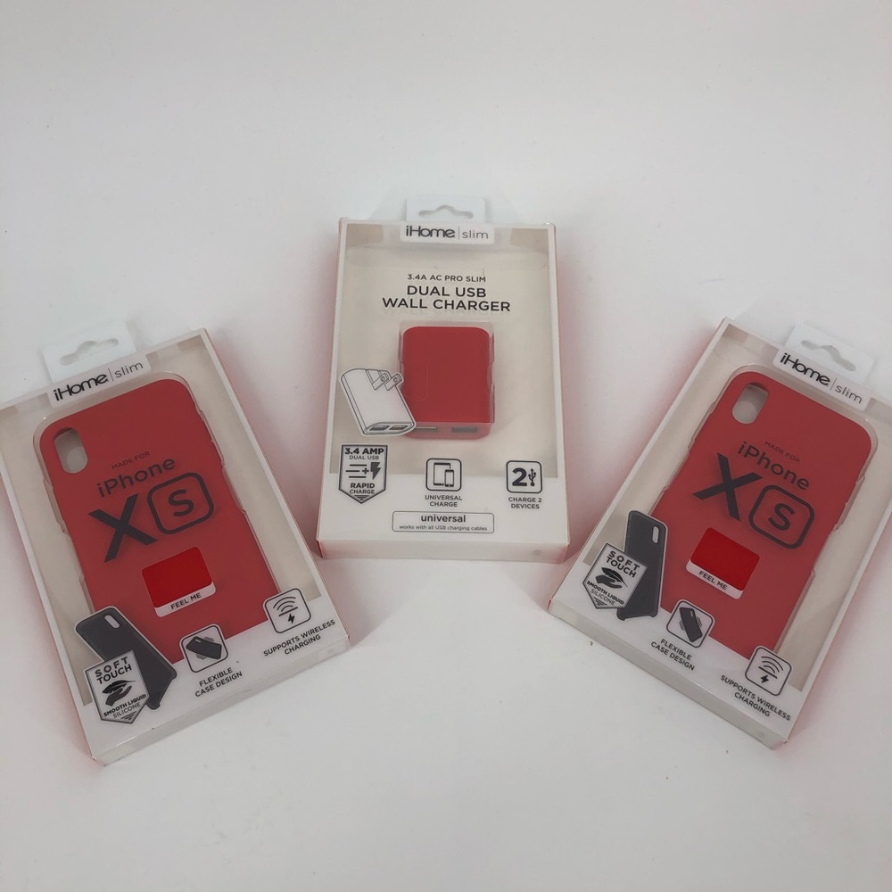 iHOME Set/XS iPhone/Dual USB Charger